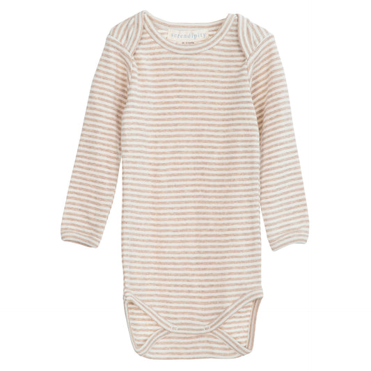 Baby Body Stripe, Oat/Offwhite