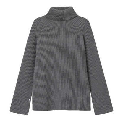Karlotta Chunky Merino Knit, Bark