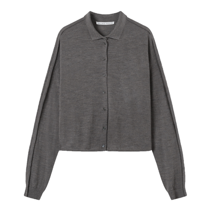 Kelvin Light Merino Polo, Bark