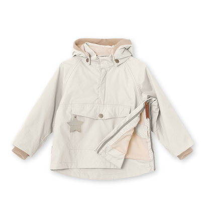 Vito Fleece-lined Anorak, White Swan