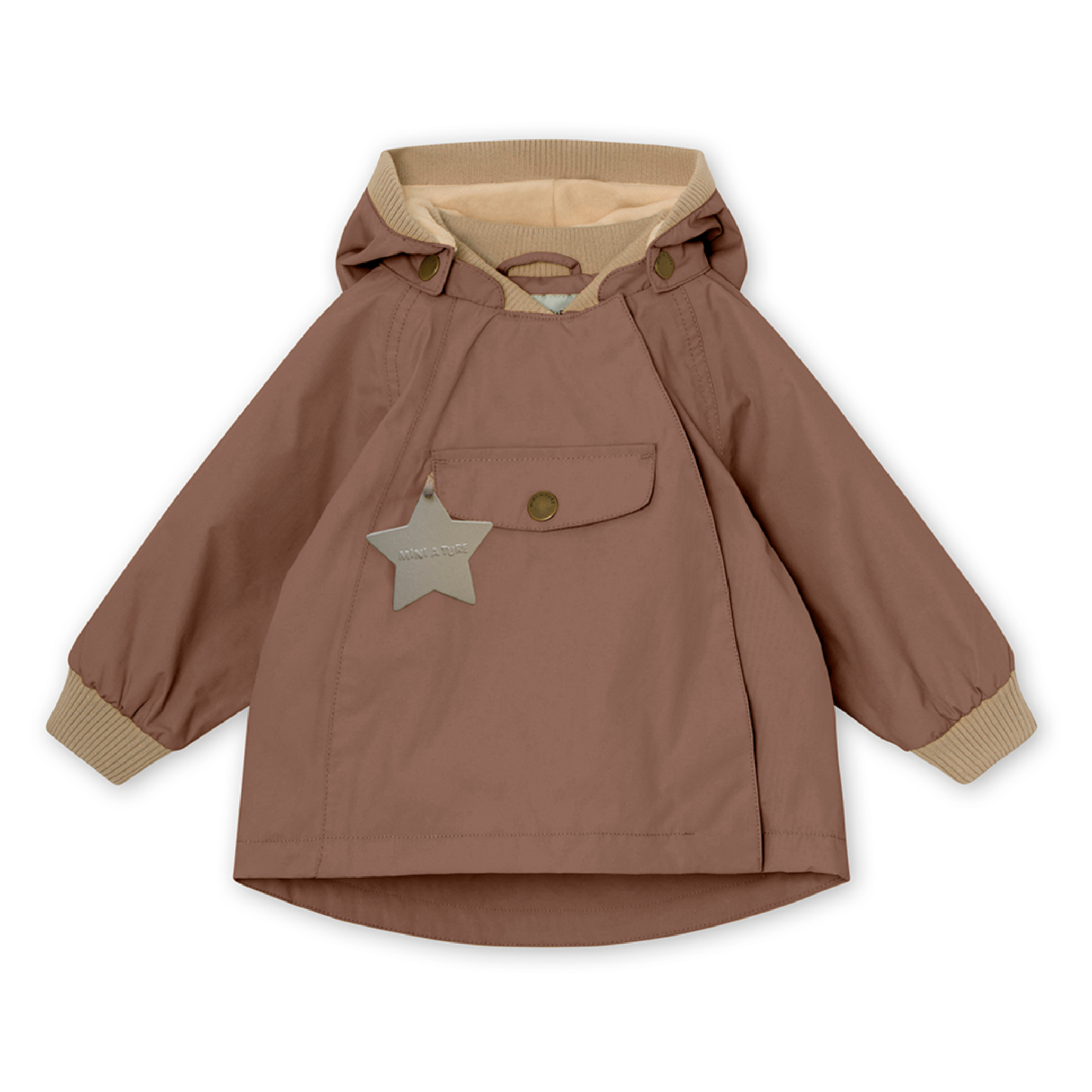 Wai Fleece Jacket, Brownie