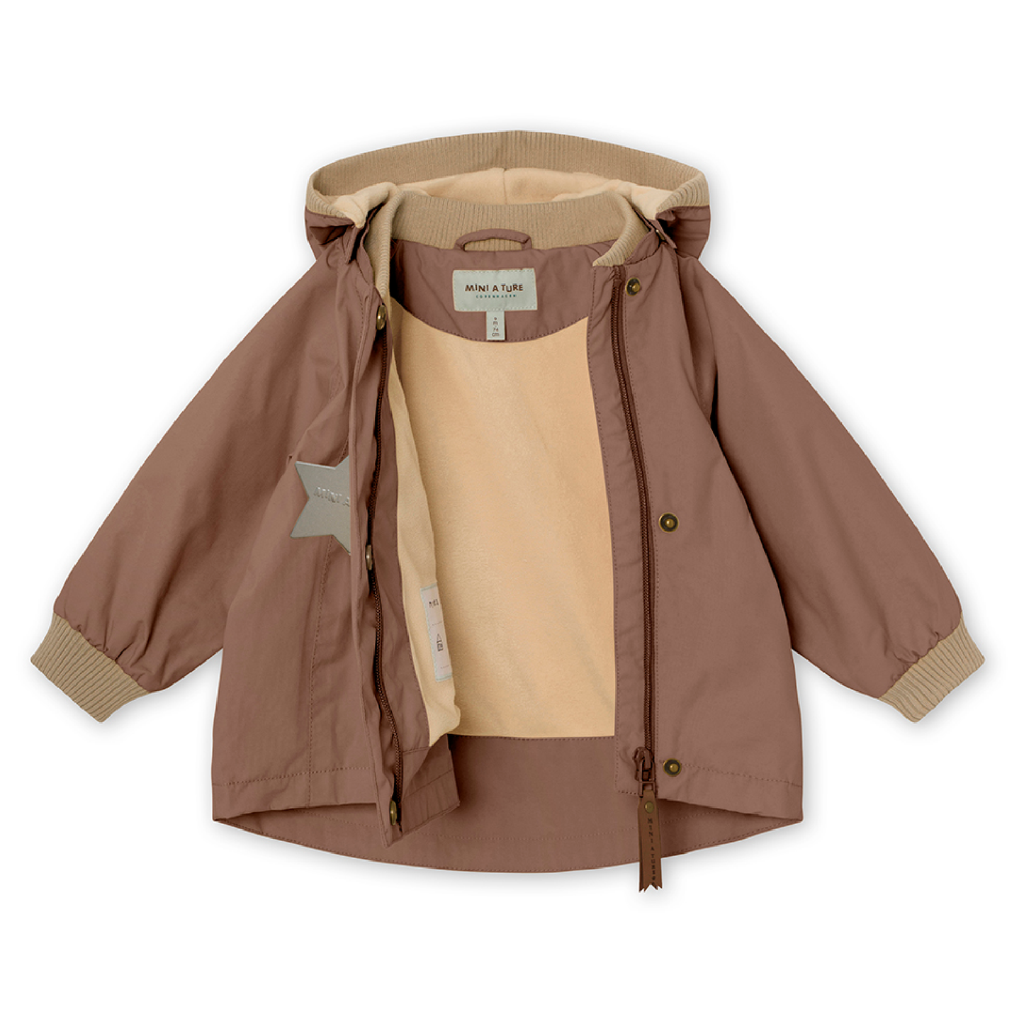 Wai Fleece Jacket, Brownie