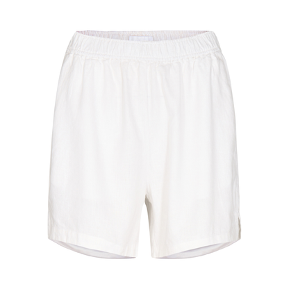 Naja Shorts In Linen, White