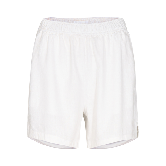 Naja Shorts In Linen, White