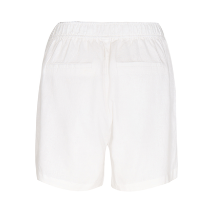 Naja Shorts In Linen, White