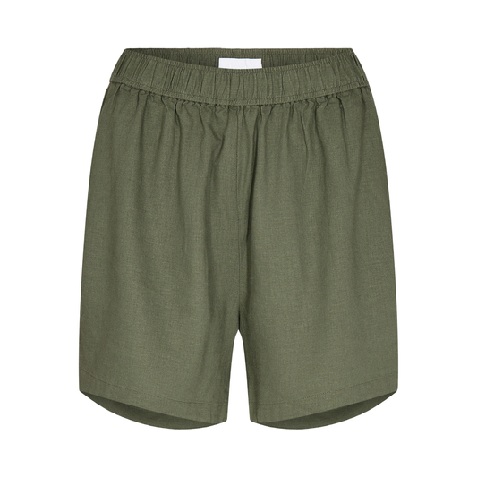 Naja Shorts I Hør, Army