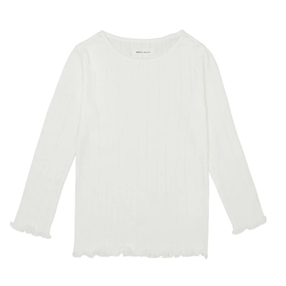 Edie Shell Blouse, Off-White 