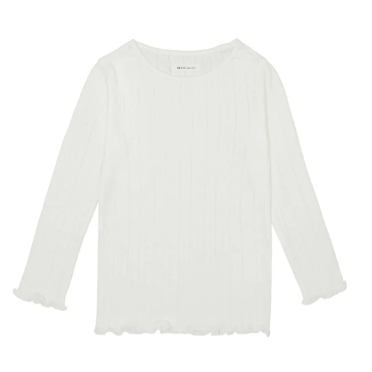 Edie Musling Bluse, Off-White