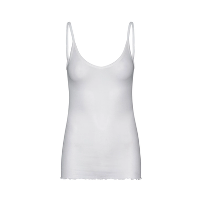 Cotton Spaghetti Top, Off White