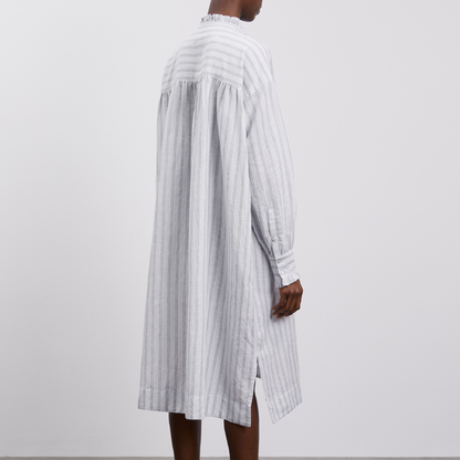 Florian Shirtdress, Light Blue Stripe