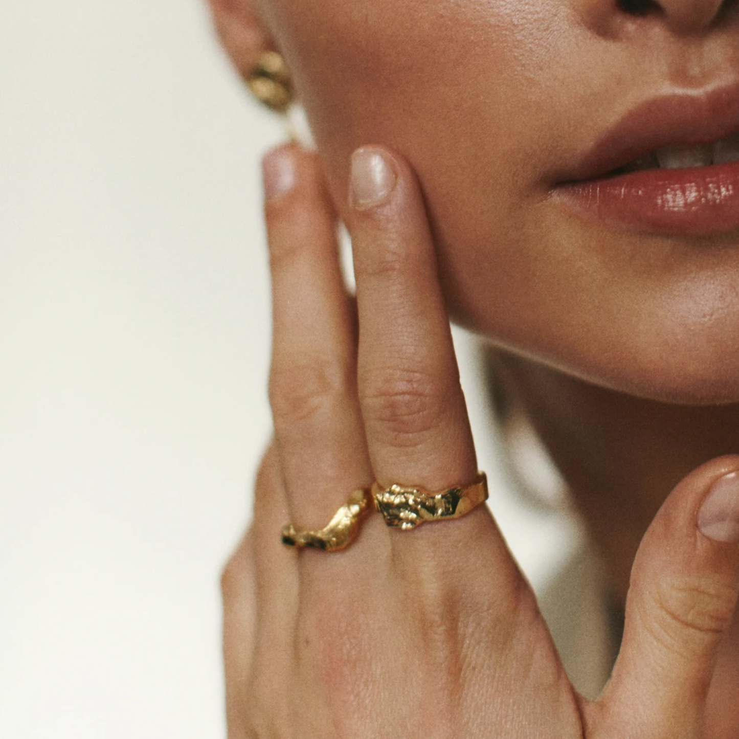 Alva Ring, Gold Plated