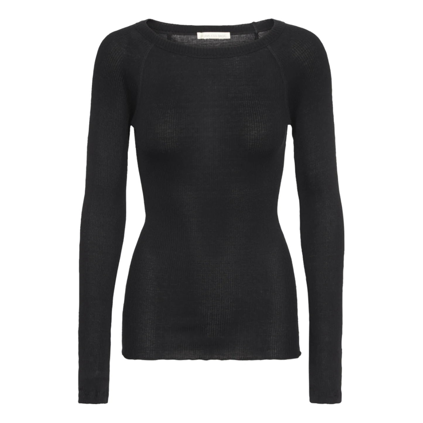 Silky Jade Blouse, Black