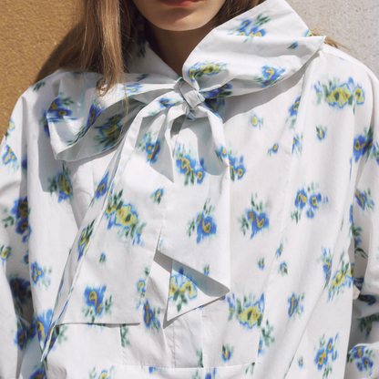 Dalia Sløjfe, Ikat Fleur Blue