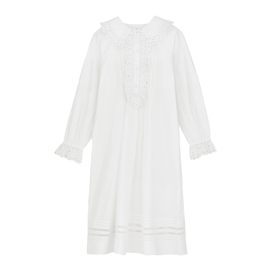Asha Dress, Optic White