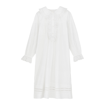 Asha Dress, Optic White