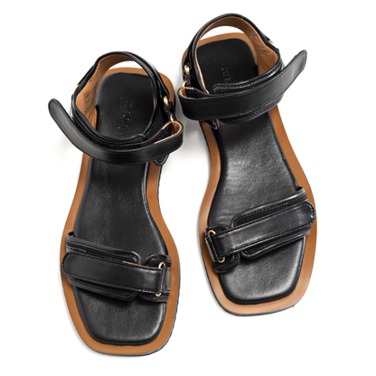 Shantell Sandals, Black