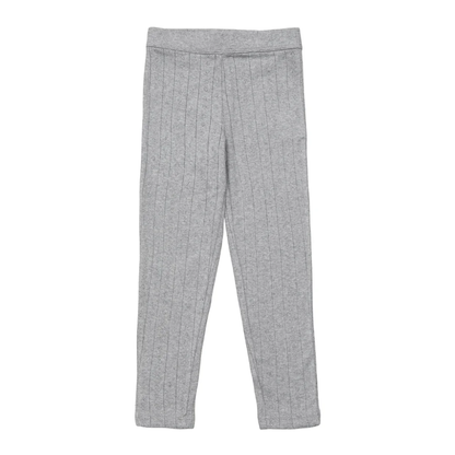 Edie Clam Leggings, Gray Melange 