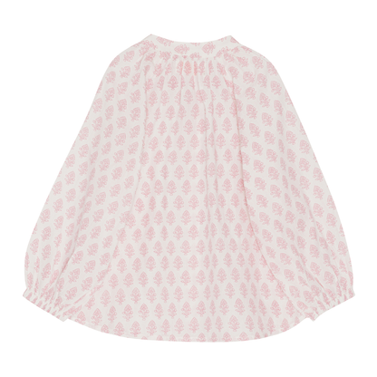 Olivia Skjorte, Sindhi Print/Soft pink