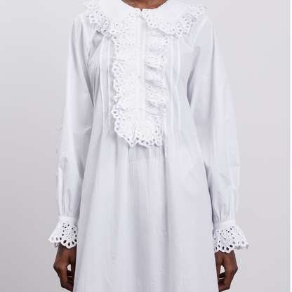 Asha Dress, Optic White