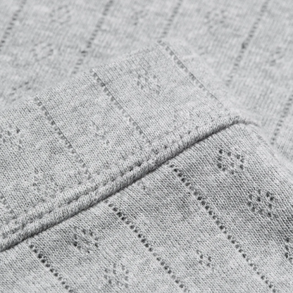 Edie Clam Leggings, Gray Melange 
