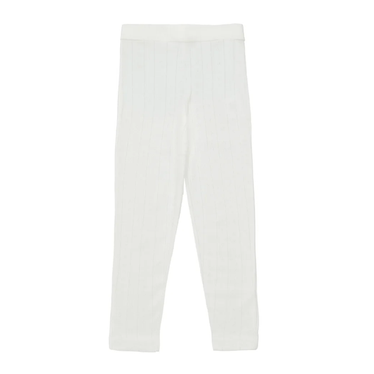 Edie Mussel Leggings, Off-White 