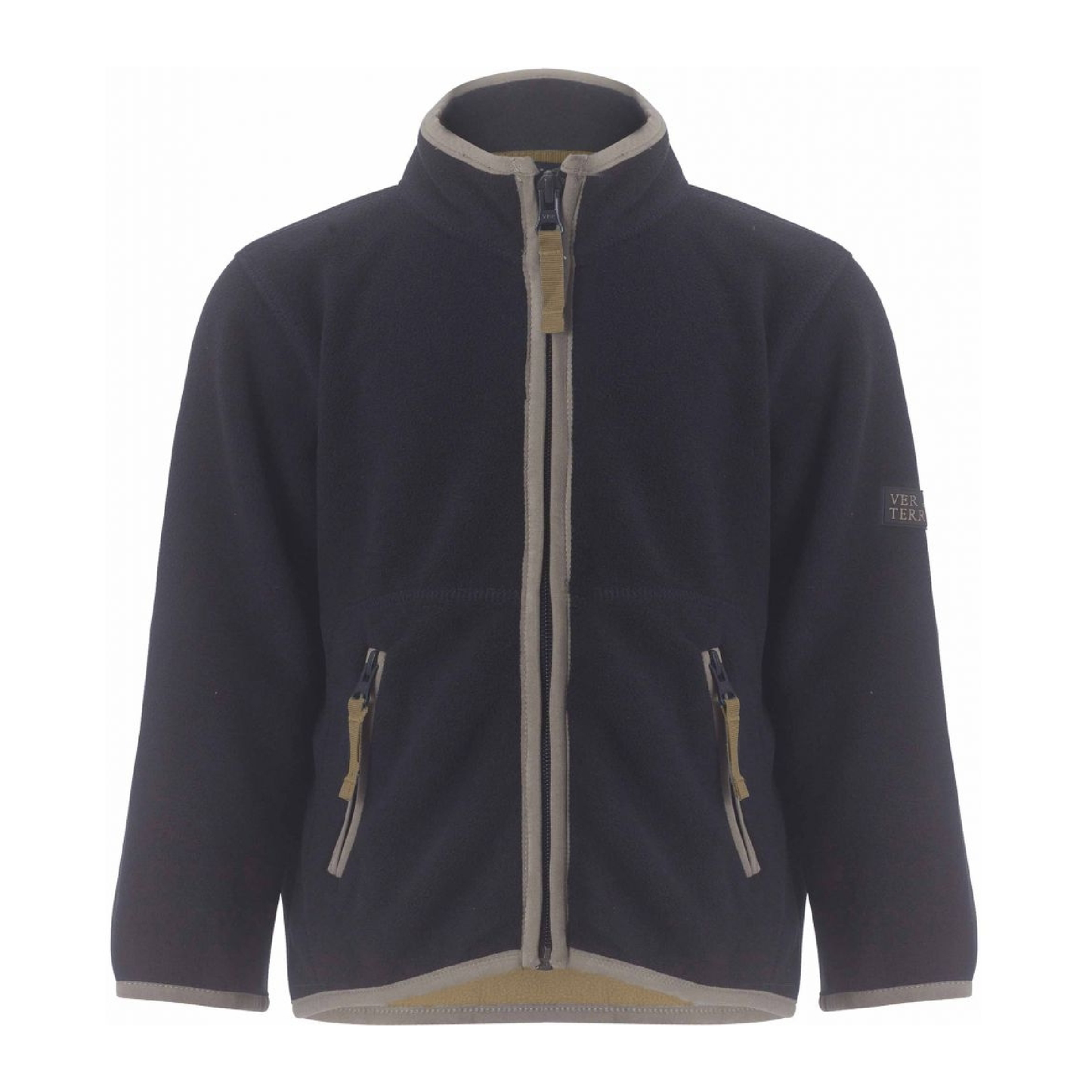 Doubleface Fleece jacket, Navy/Mocca 