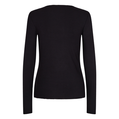 Ika Long Sleeve Blouse, Black