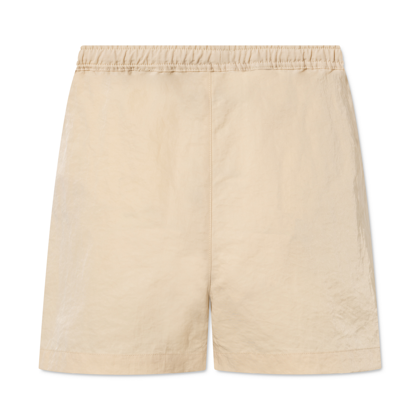 Pauline Heavy Nylon Shorts, Ivory
