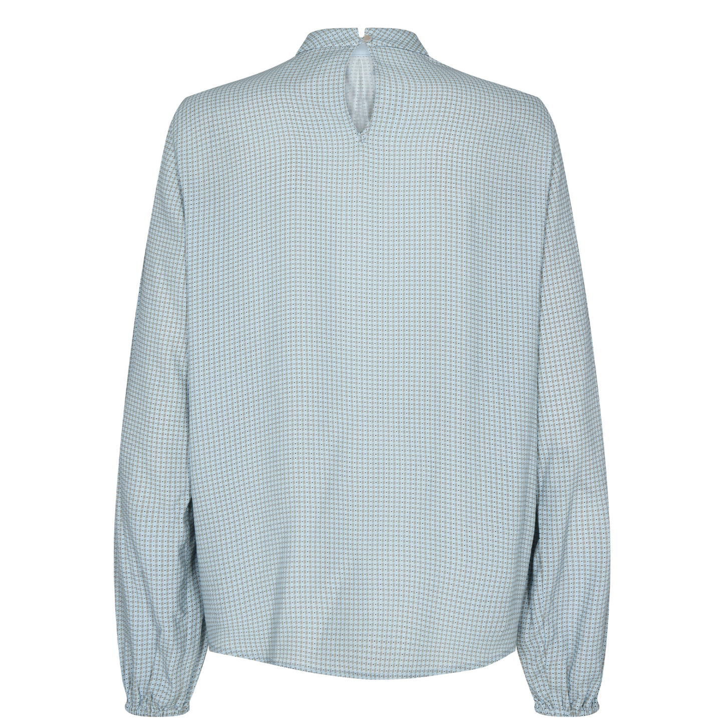 Fina Pepita Blouse, Gray Dawn