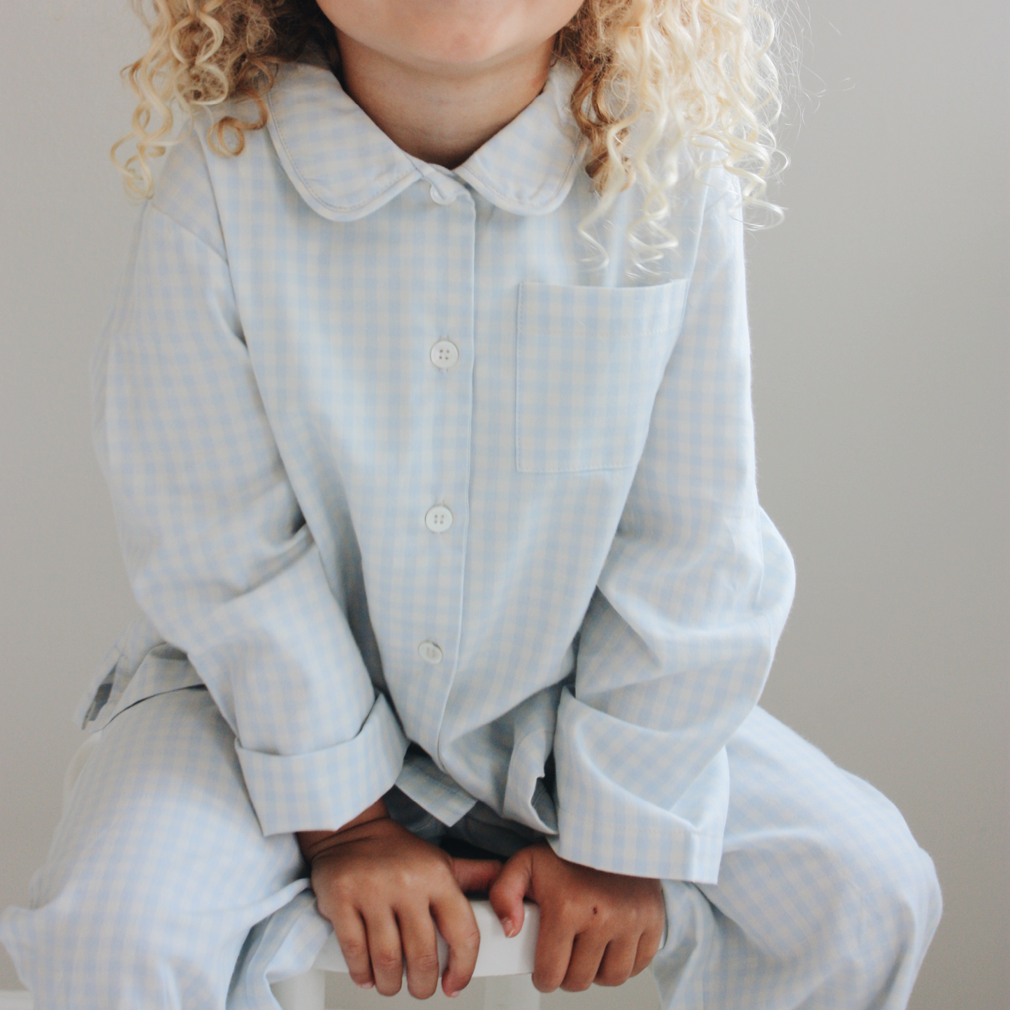 Classic Pyjamas, Blue Gingham