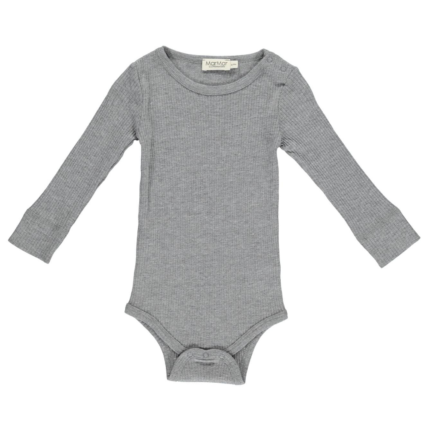 Long Sleeve Modal Body, Gray Melange