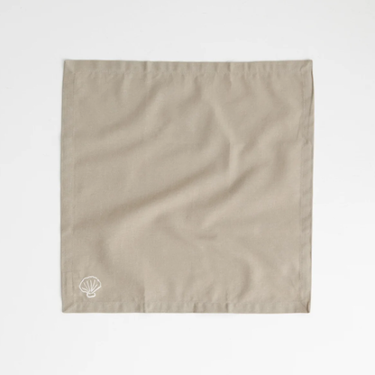 Shell Cloth Napkins, Sand (2-pack)