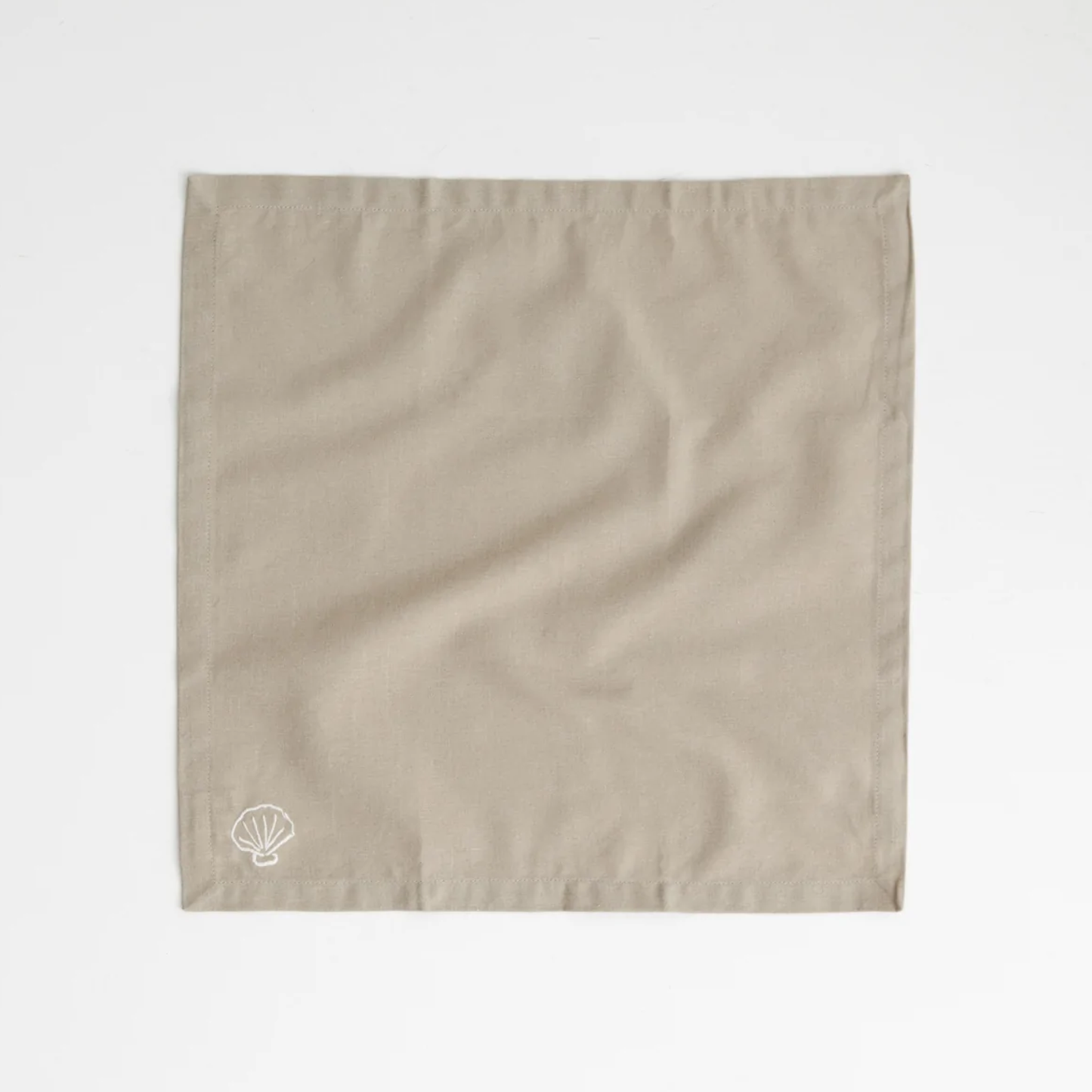 Skall Stofservietter, Sand (2-pak)