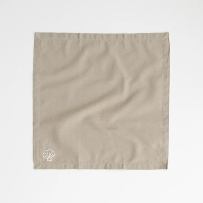 Skall Stofservietter, Sand (2-pak)