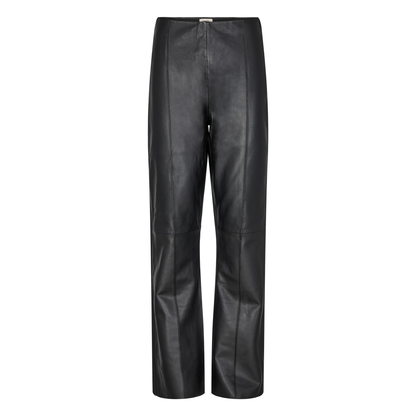 Globa Leather Pants, Black