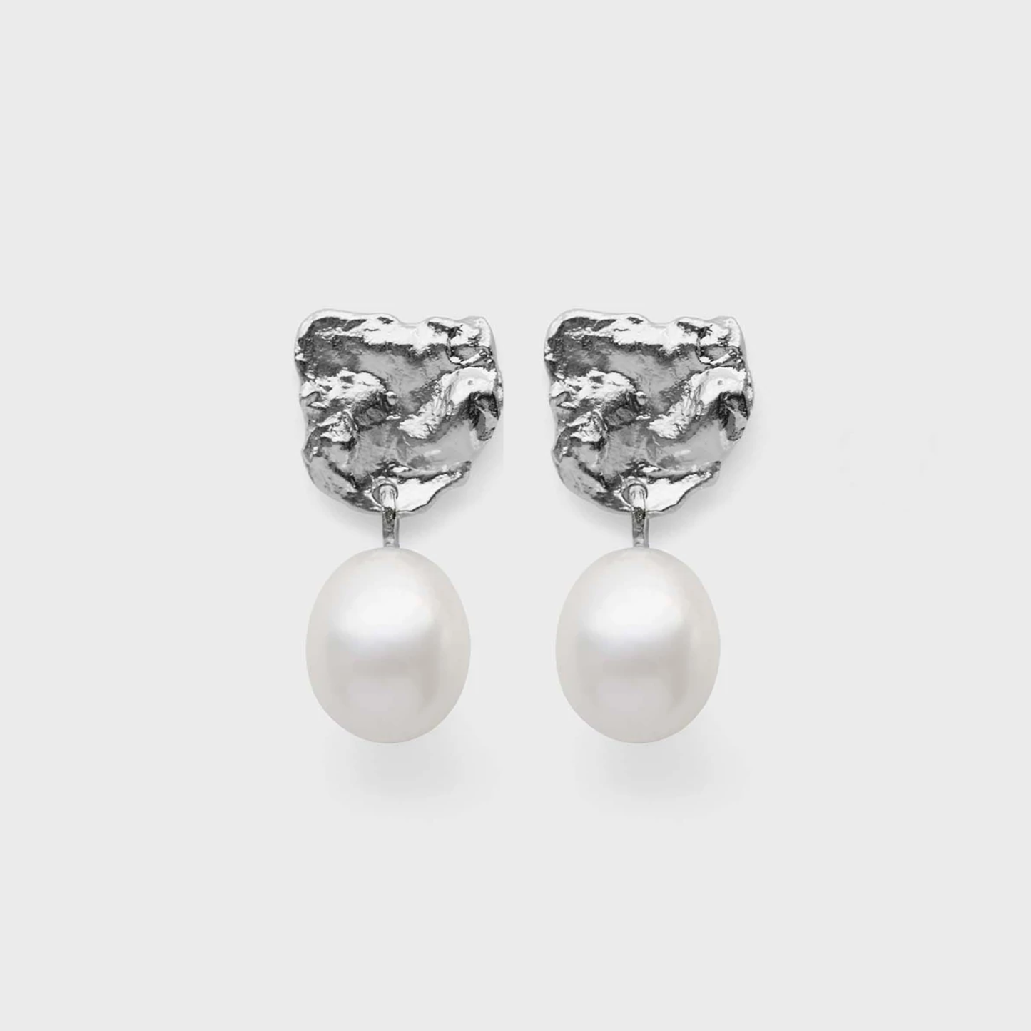Esther Earrings, Silver