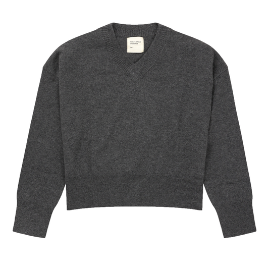 Women's Classic V-neck, Heather Grey