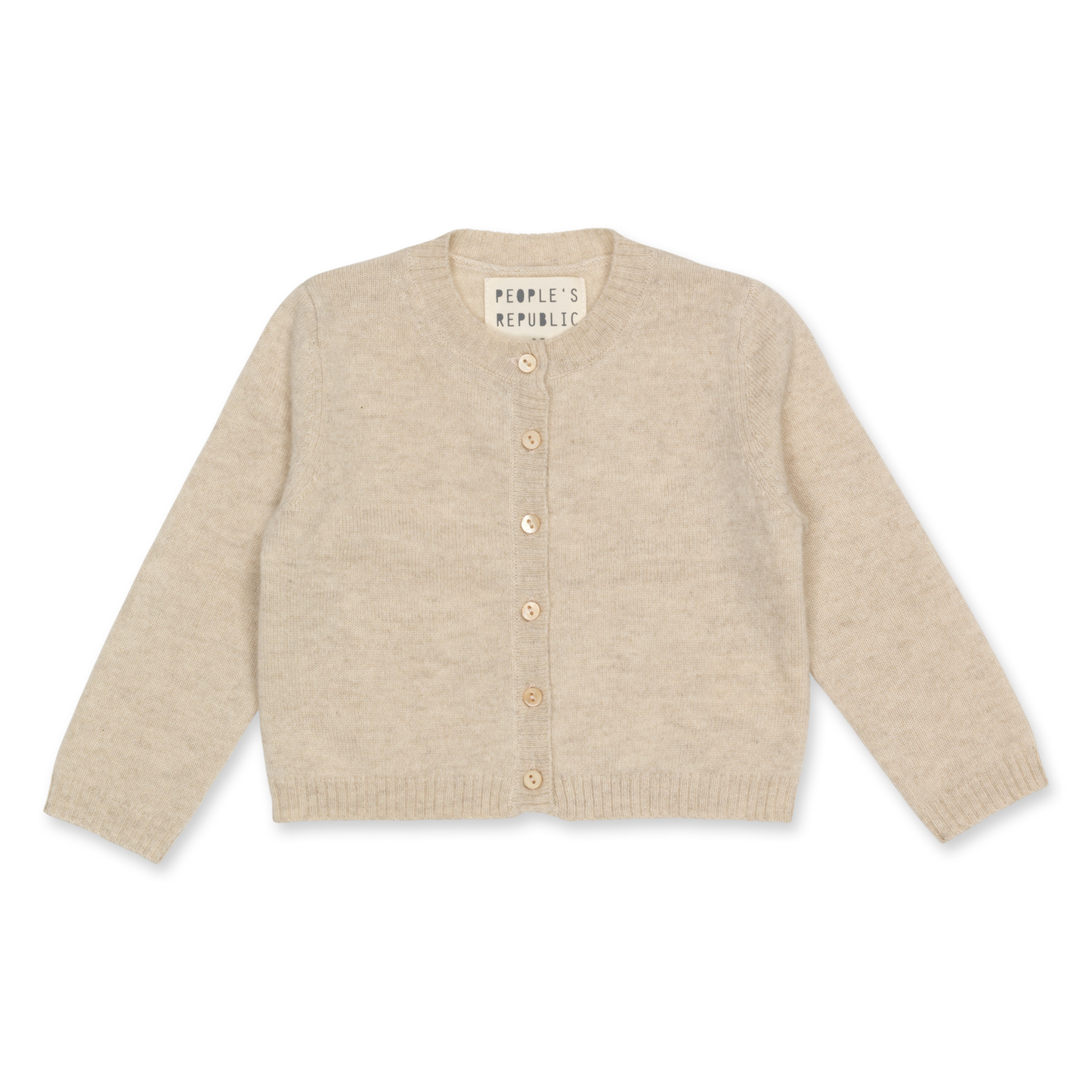 Baby Cashmere Cardigan, Oatmilk