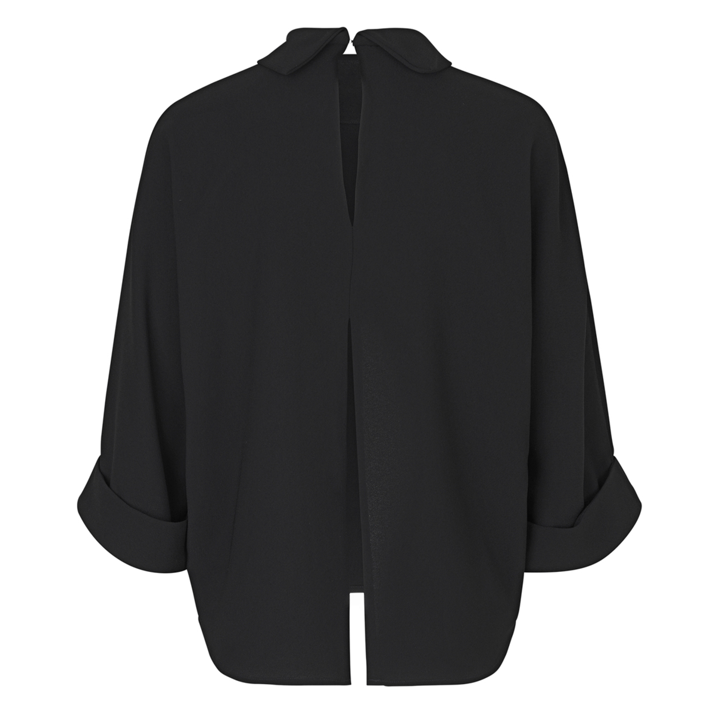 Bailee Crepe Georgette Top, Black