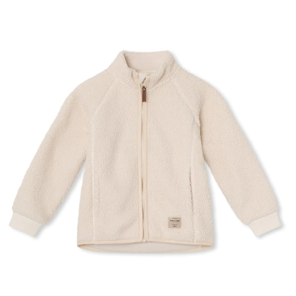 Cedric Teddyfleece Jakke, White Swan