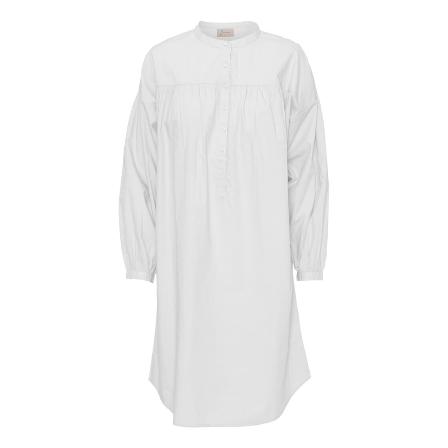 Paris Shirt Dress, White