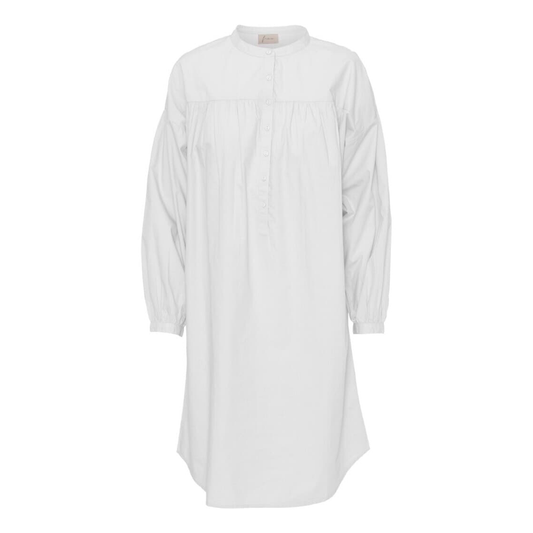 Paris Shirt Dress, White