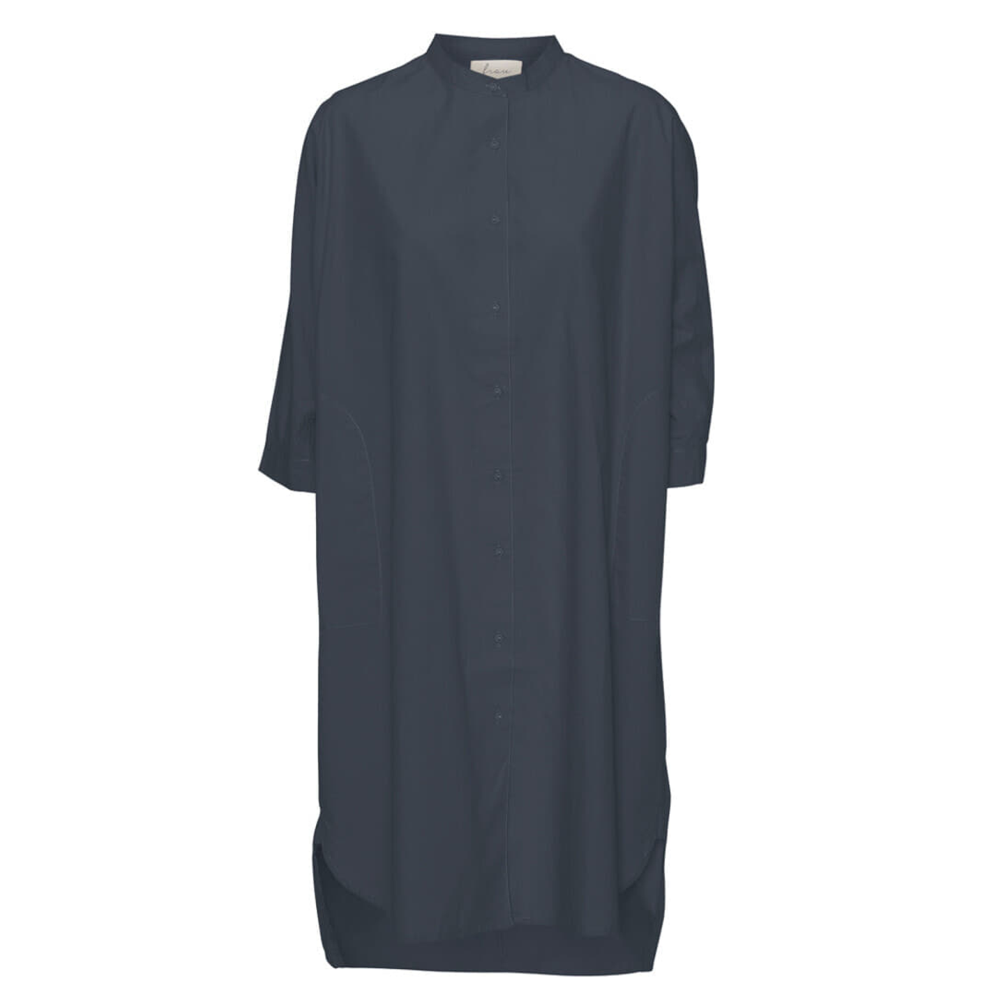 Seoul 2/4 Shirt Dress, Dark Blue