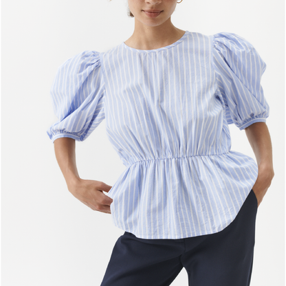 Brennen Shirt, Blue Stripe 