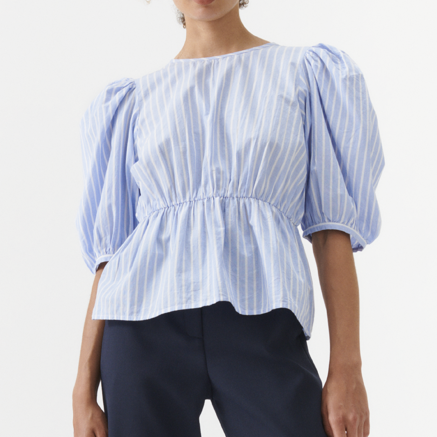 Brennen Shirt, Blue Stripe 