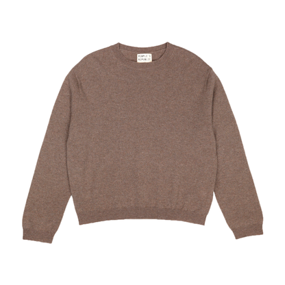 Womens Boxy O-neck, Truffle