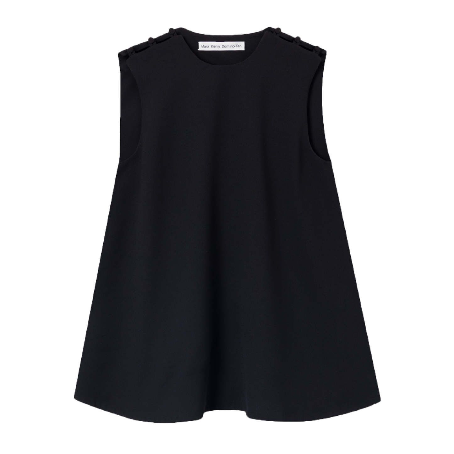 Tilia Crepe Georgette Top, Black