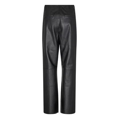 Globa Leather Pants, Black