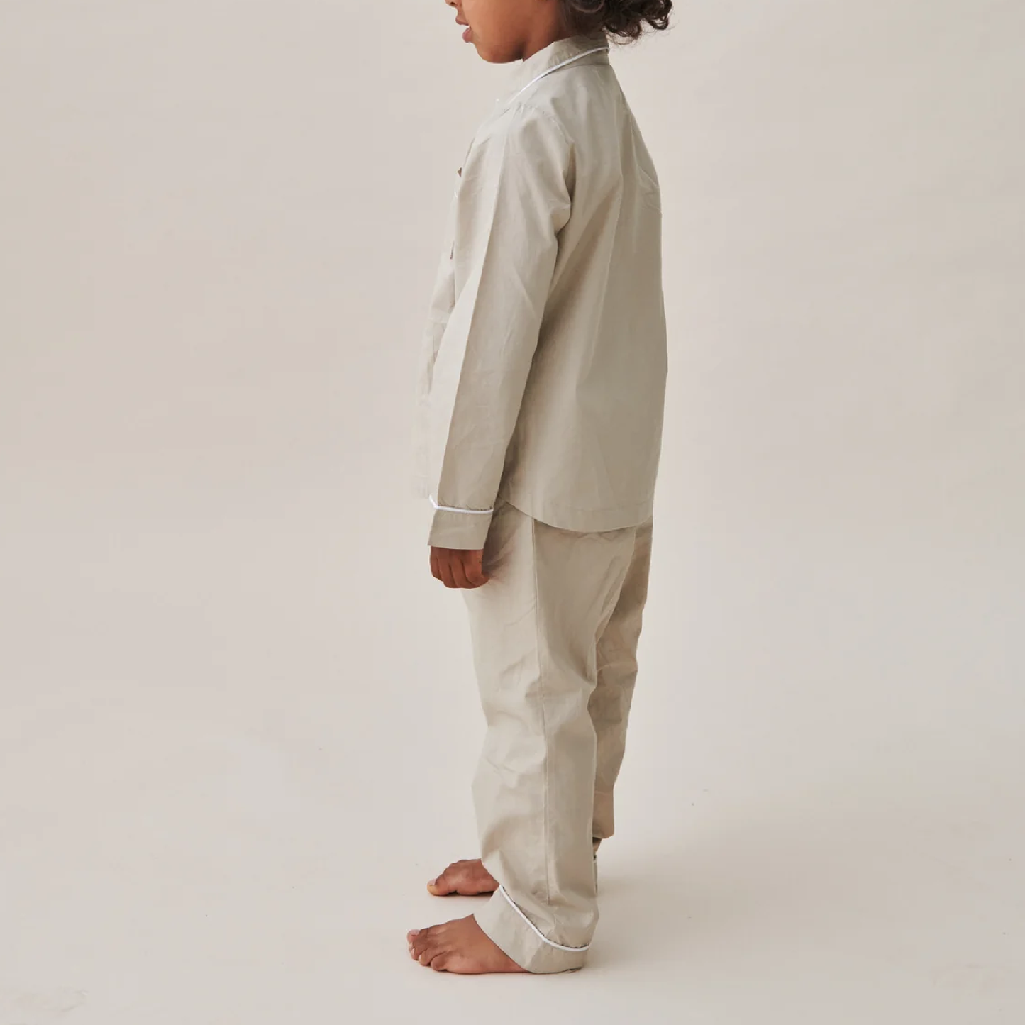 Skall Musling Pyjamas, Light Grey