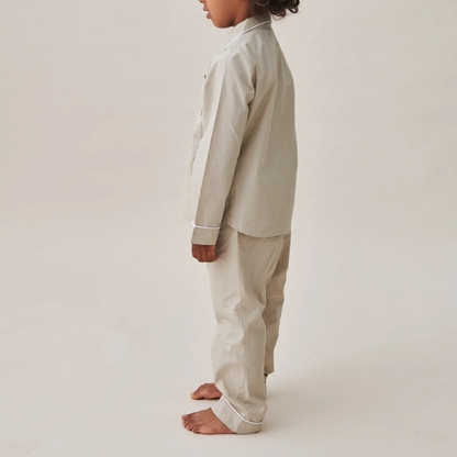 Shell Clam Pajamas, Light Grey 